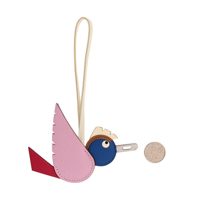 Hermes Epsom Swift Chevre Mysore Birdy Bag Charm Mauve Sylvestre Framboise Bleu Gold Nata Craie 2 of 5