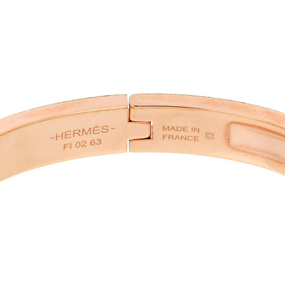 Hermes Enamel Mini Clic Chaine d'Ancre Bracelet PM Lilas 4 of 5