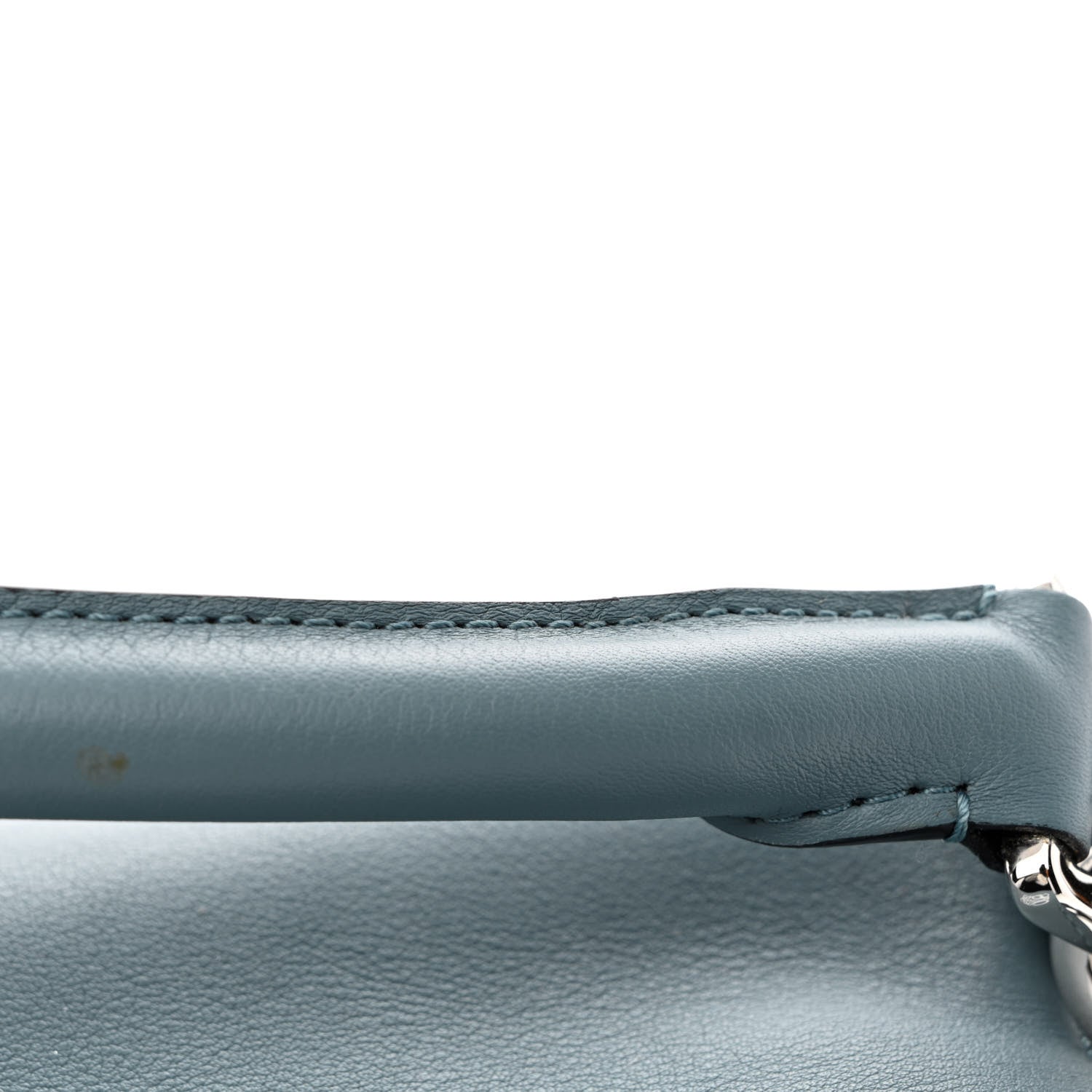 Loewe Calfskin Small Puzzle Bag Stone Blue 13 of 14