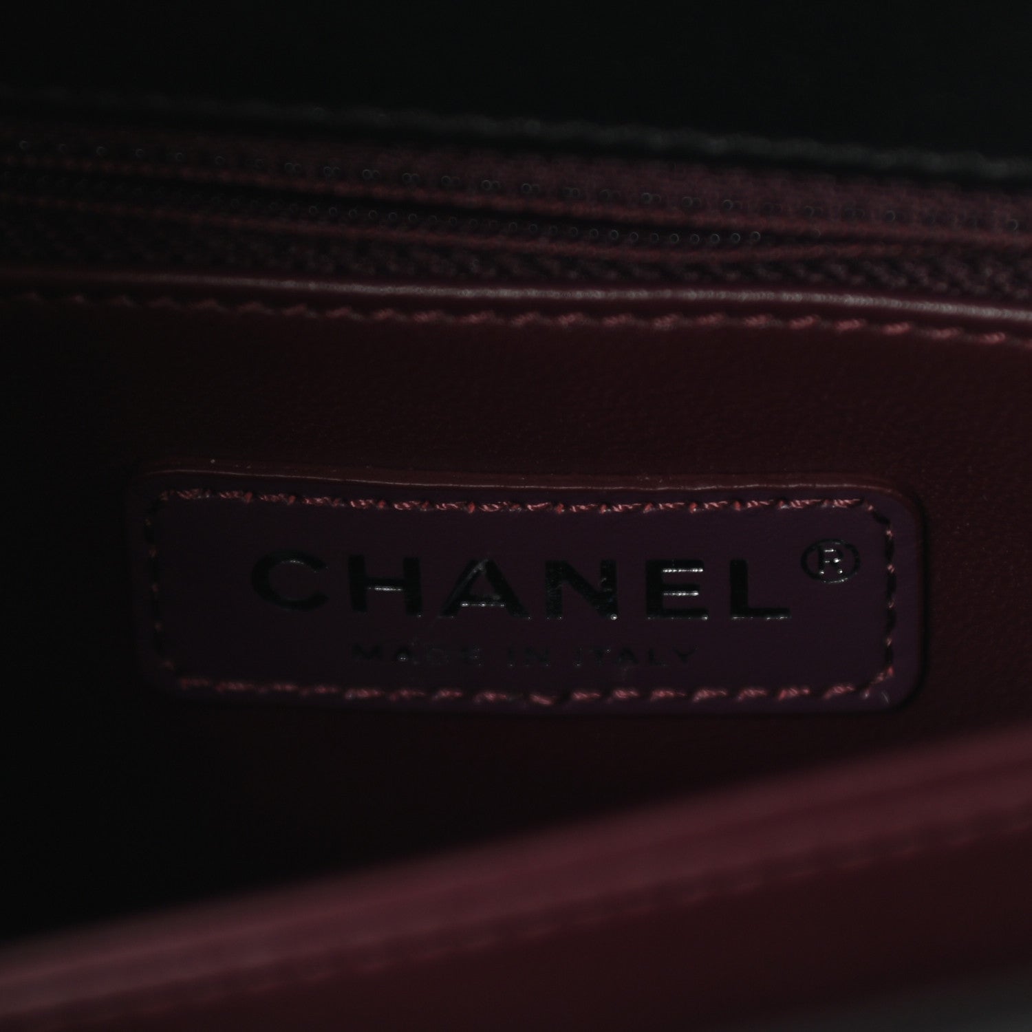 Chanel Caviar Chevron Quilted Mini Coco Handle Flap So Black 6 of 9