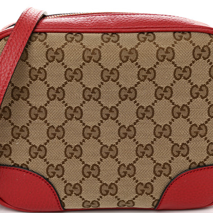 Gucci Monogram Mini Bree Messenger Bag Red 8 of 10