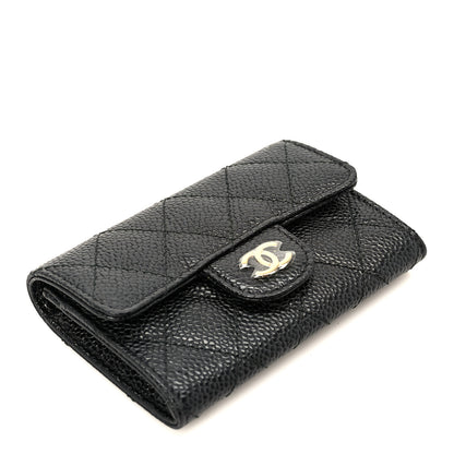 Chanel Caviar Quilted Flap Card Holder Black 4 of 10