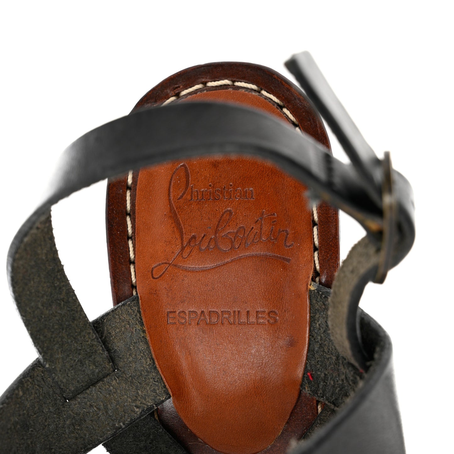 Calfskin Rope Satrinxa 120 Platform Sandals 35 Black