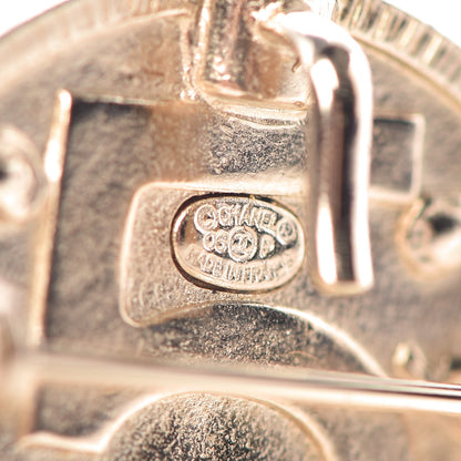 Chanel Medallion Chain CC Brooch Light Gold 3 of 3