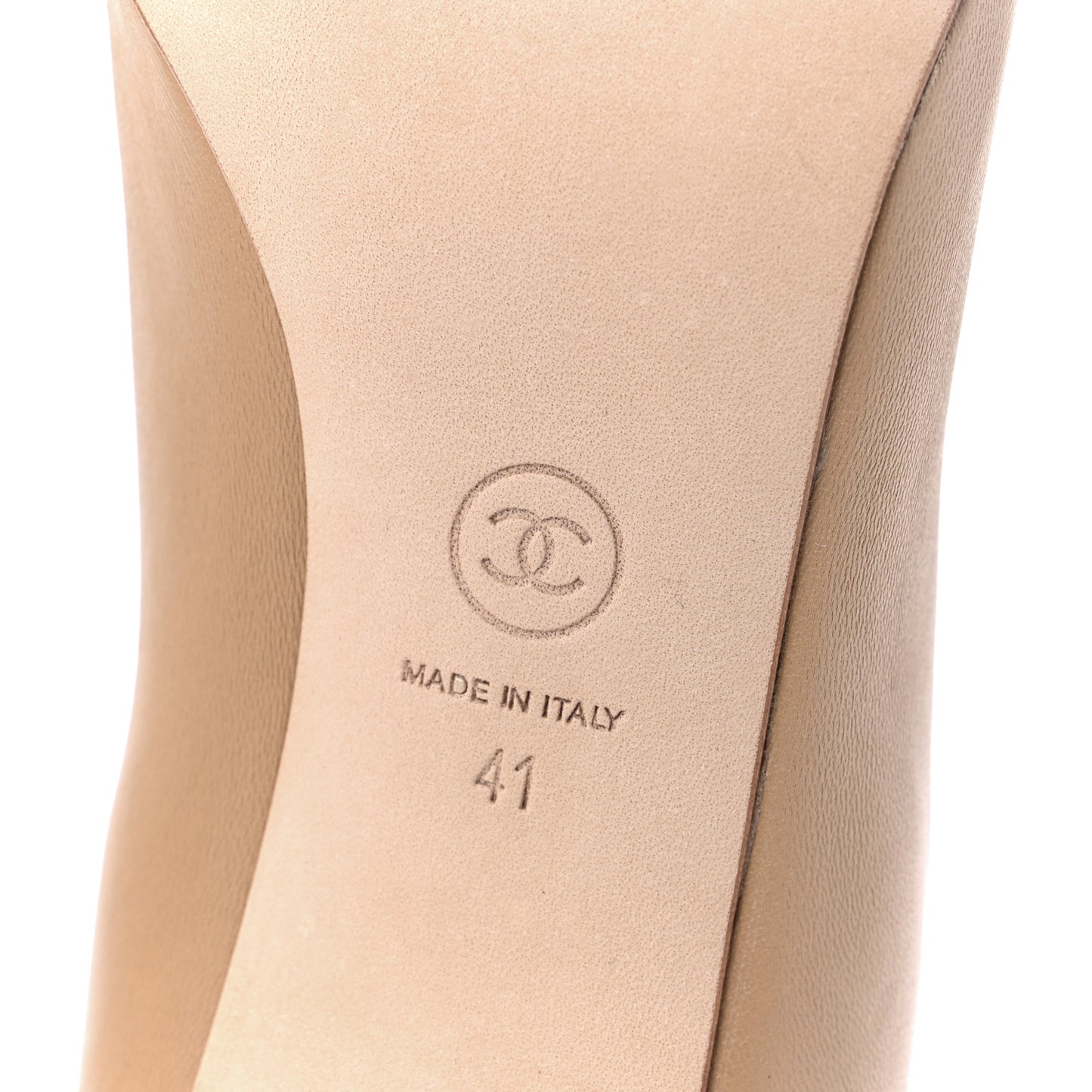 Lambskin Short Ankle Boots 41 Beige