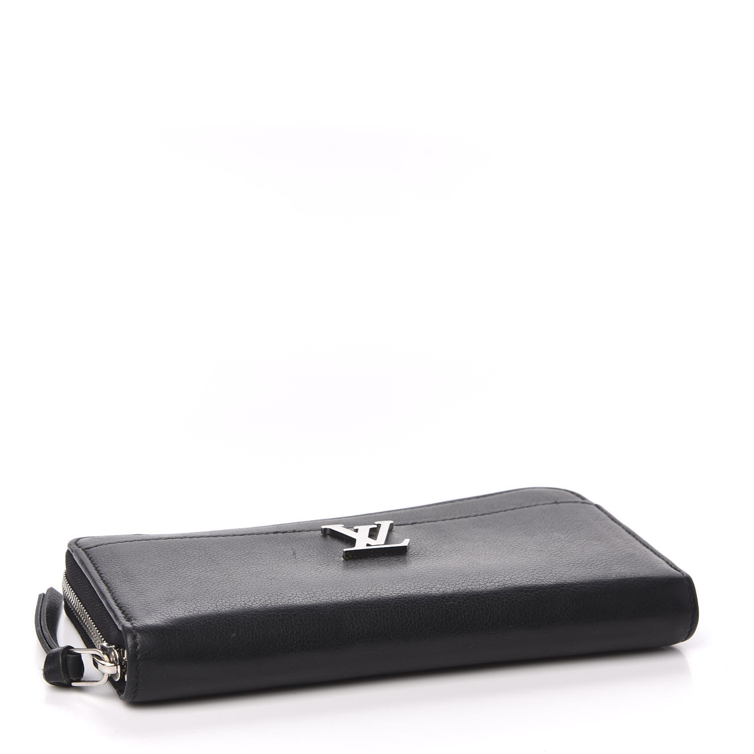 Louis Vuitton Calfskin Zippy Lockme Wallet Black 4 of 7