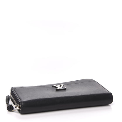 Louis Vuitton Calfskin Zippy Lockme Wallet Black 4 of 7
