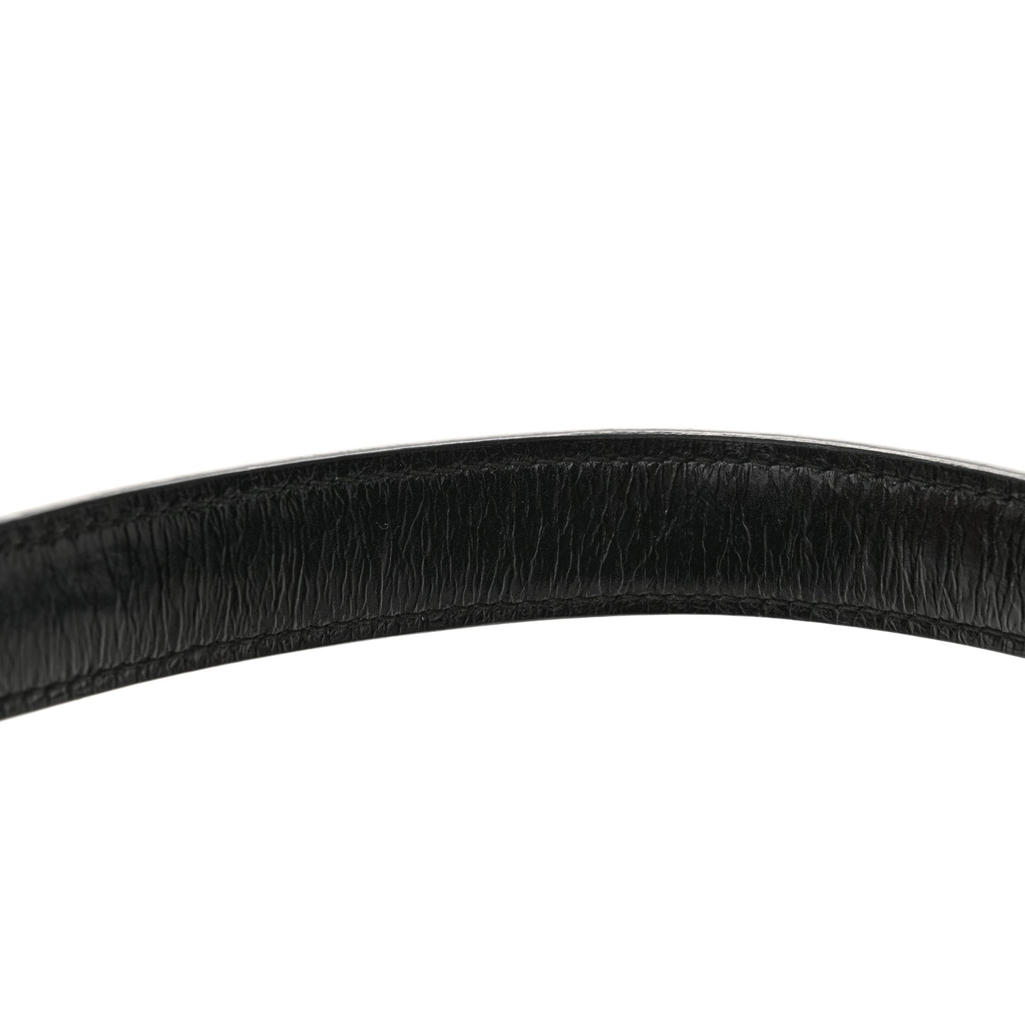 Glossy Calfskin Medium Sound Shoulder Bag Black