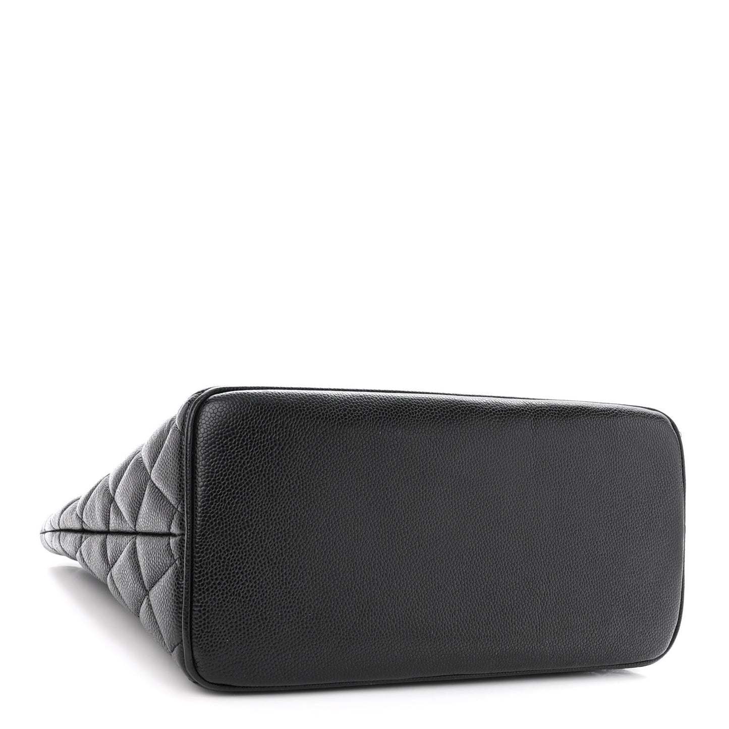 Caviar Quilted Medallion Tote Black