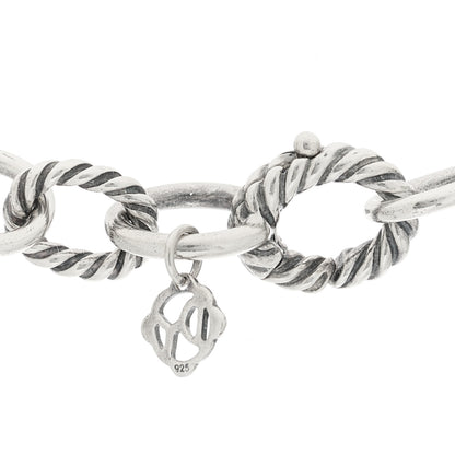 David Yurman Sterling Silver 10mm Medium Oval Link Necklace 4 of 6