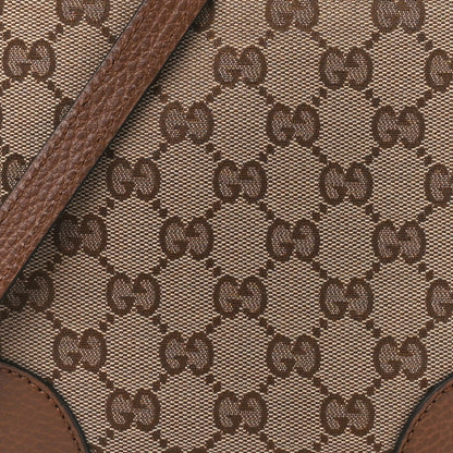 Gucci Monogram Mini Bree Messenger Bag Beige Tabacco 9 of 12