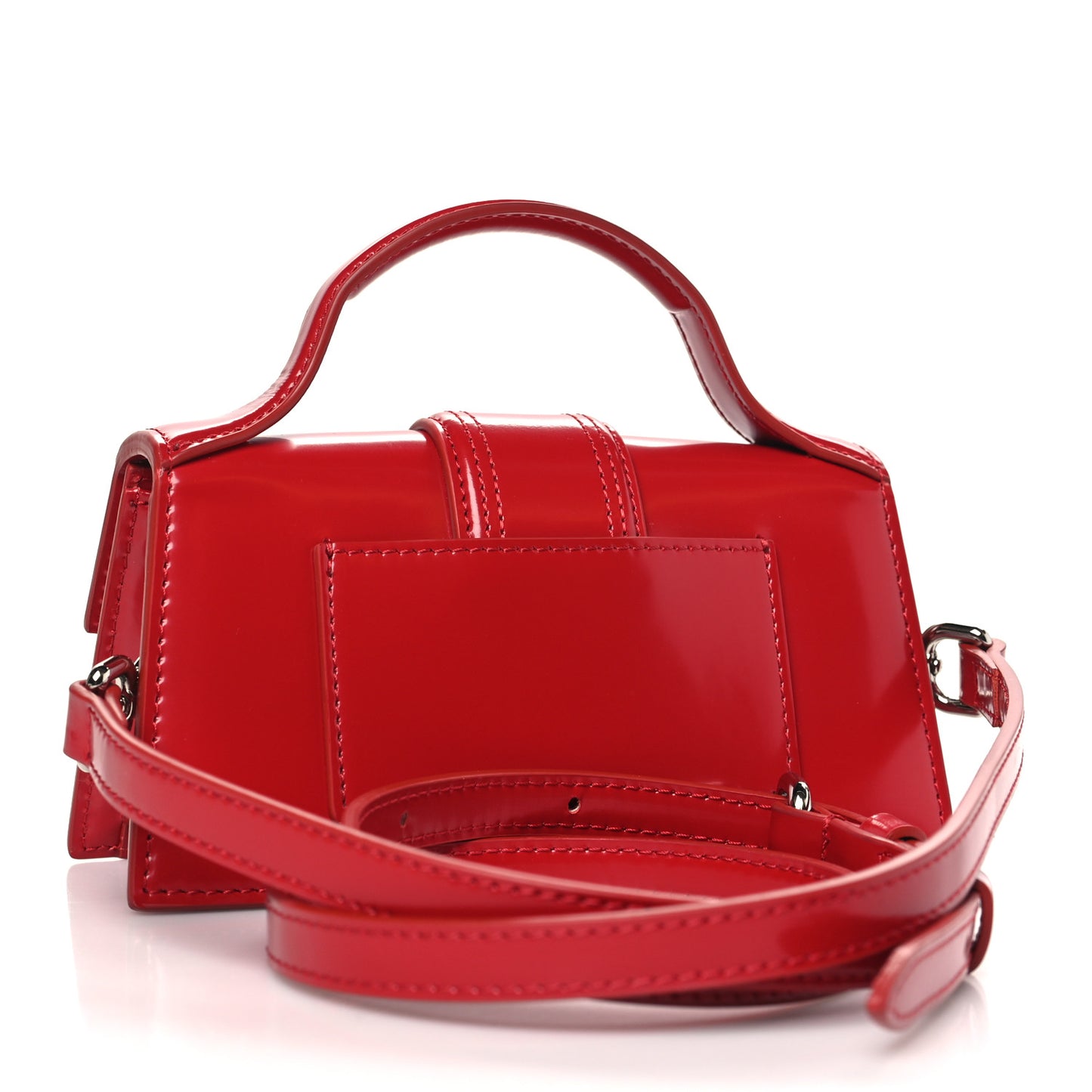 Glazed Calfskin Le Bambino Red