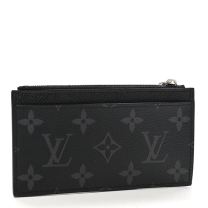 Louis Vuitton Taigarama Coin Card Holder Black 3 of 7