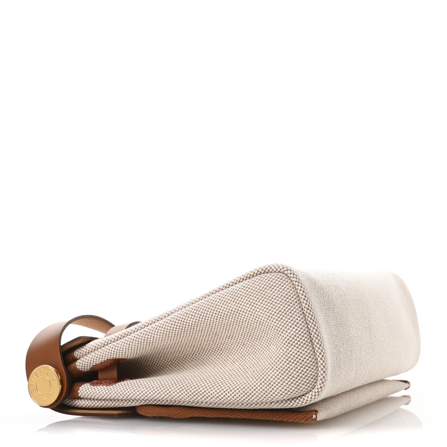 Hermes Military Toile Vache Hunter Herbag Zip Retourne 20 Ecru Beige Fauve 4 of 11