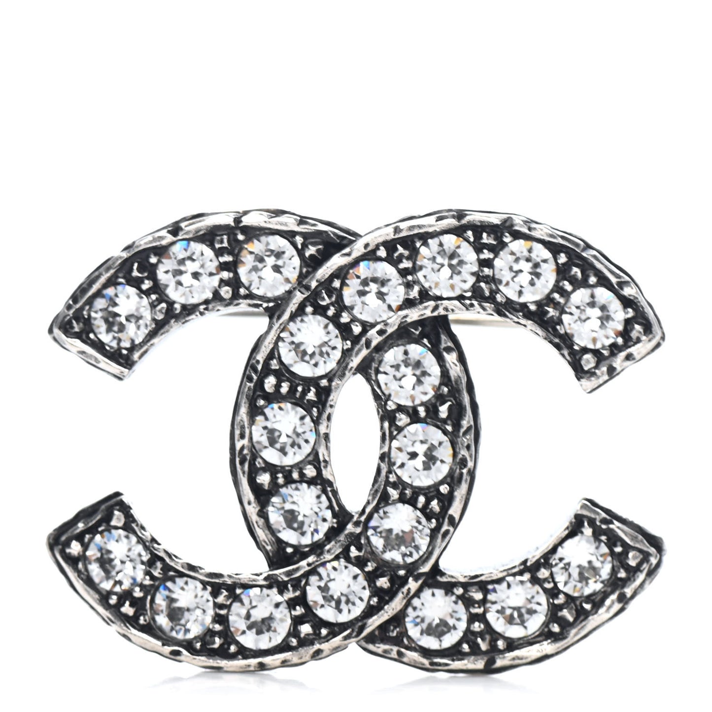 Ruthenium Crystal CC Brooch