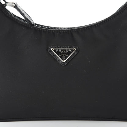 Prada Tessuto Nylon Mini Re-Edition 2000 Bag Black 9 of 9