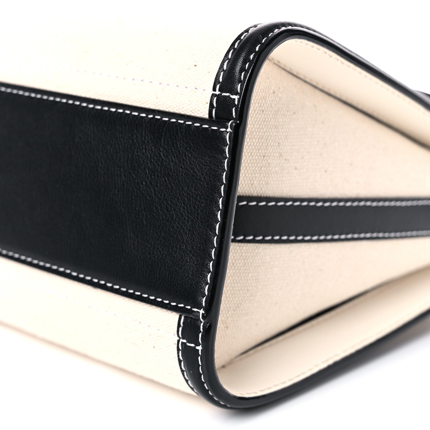 Alexander McQueen Canvas The Short Story Crossbody Beige Black 9 of 12