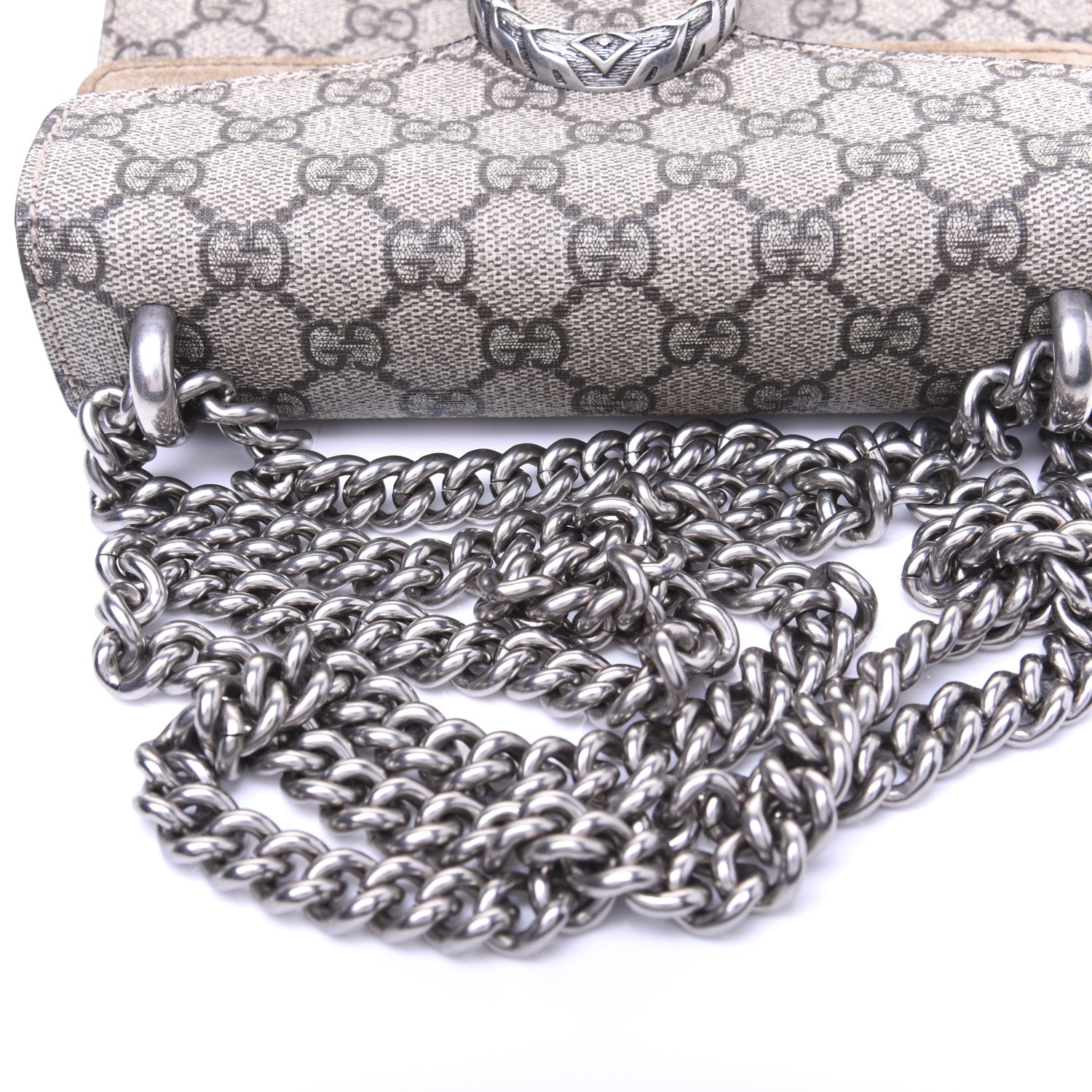Gucci GG Supreme Monogram Mini Dionysus Shoulder Bag Taupe 14 of 15
