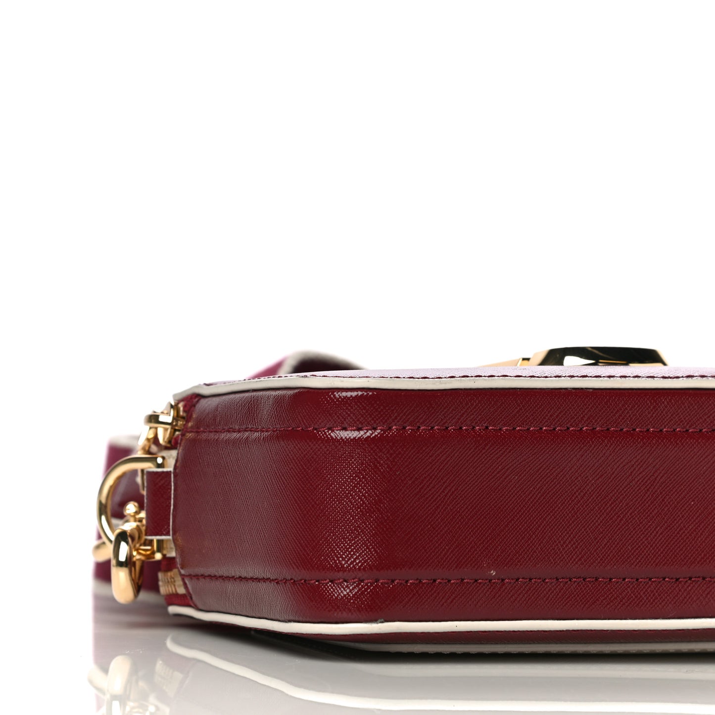 Saffiano Large The Sure Shot Camera Bag Red Multicolor