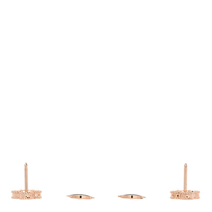 Van Cleef & Arpels 18K Rose Gold Carnelian Sweet Alhambra Earrings 3 of 5