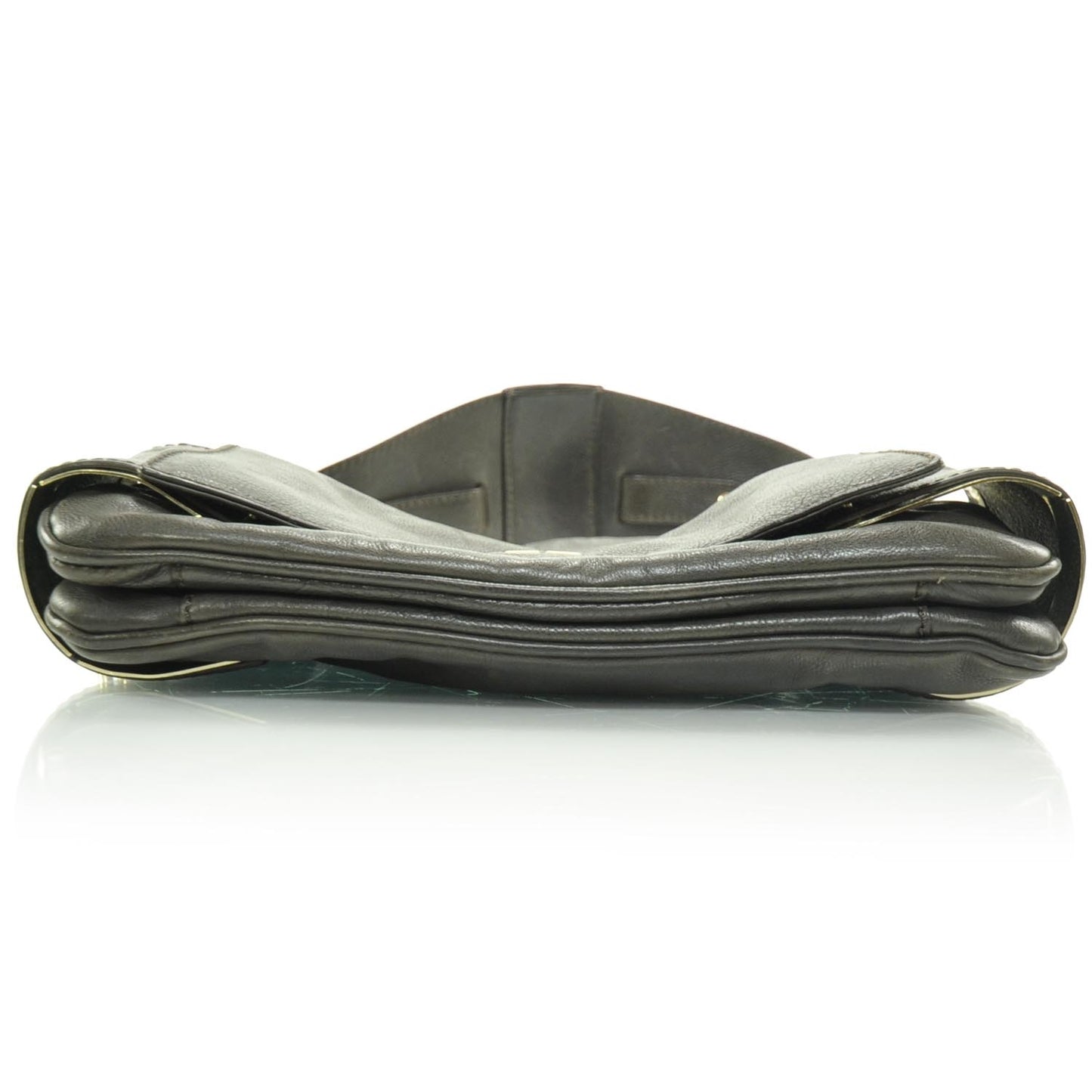 Leather Melancholia Shoulder Bag Brown