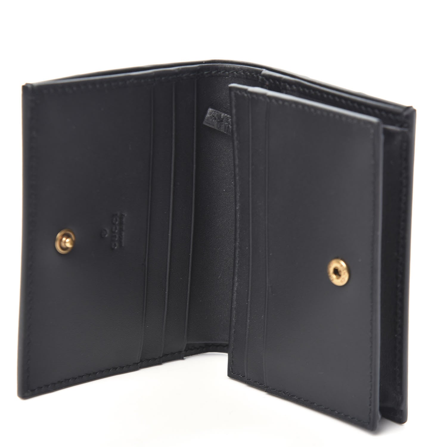 Gucci Calfskin Queen Margaret Card Case Wallet Black 5 of 6