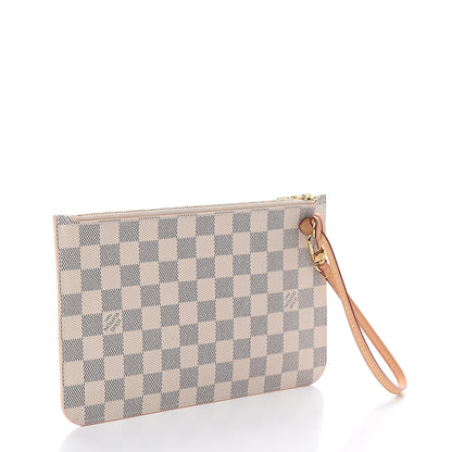 Louis Vuitton Damier Azur Neverfull MM GM Pochette 2 of 5
