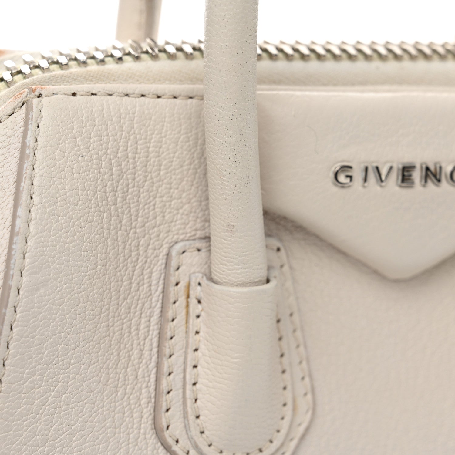 Givenchy Sugar Goatskin Mini Antigona Off White 24 of 28