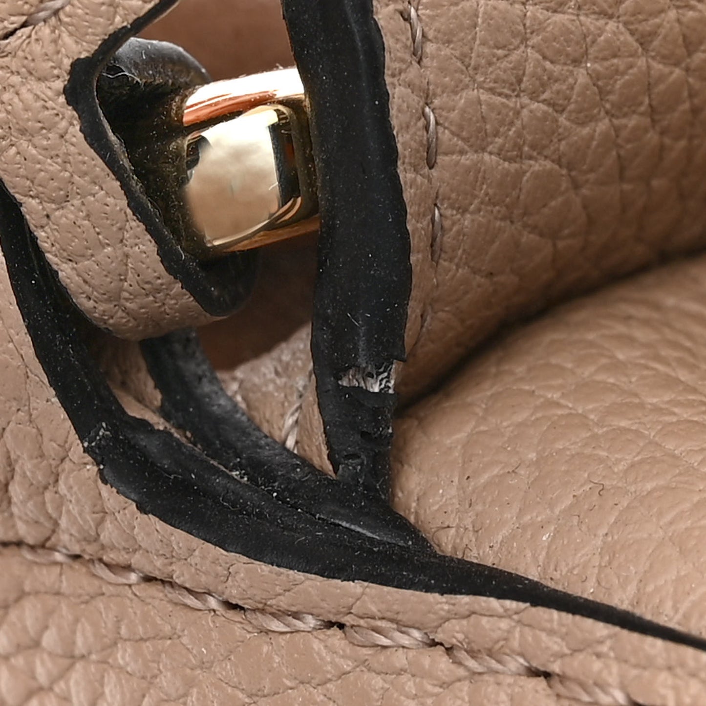 Calfskin Medium Puzzle Bag Sand
