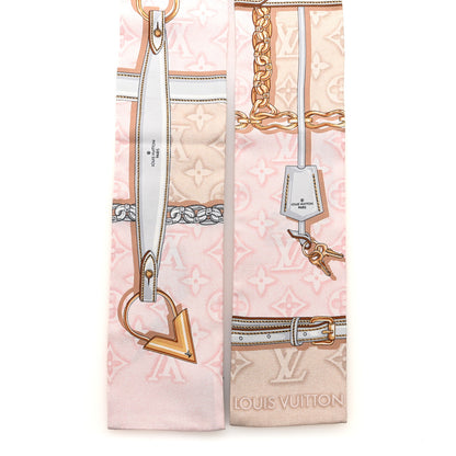 Louis Vuitton Silk Monogram Giant Confidential Bandeau Pink 2 of 3