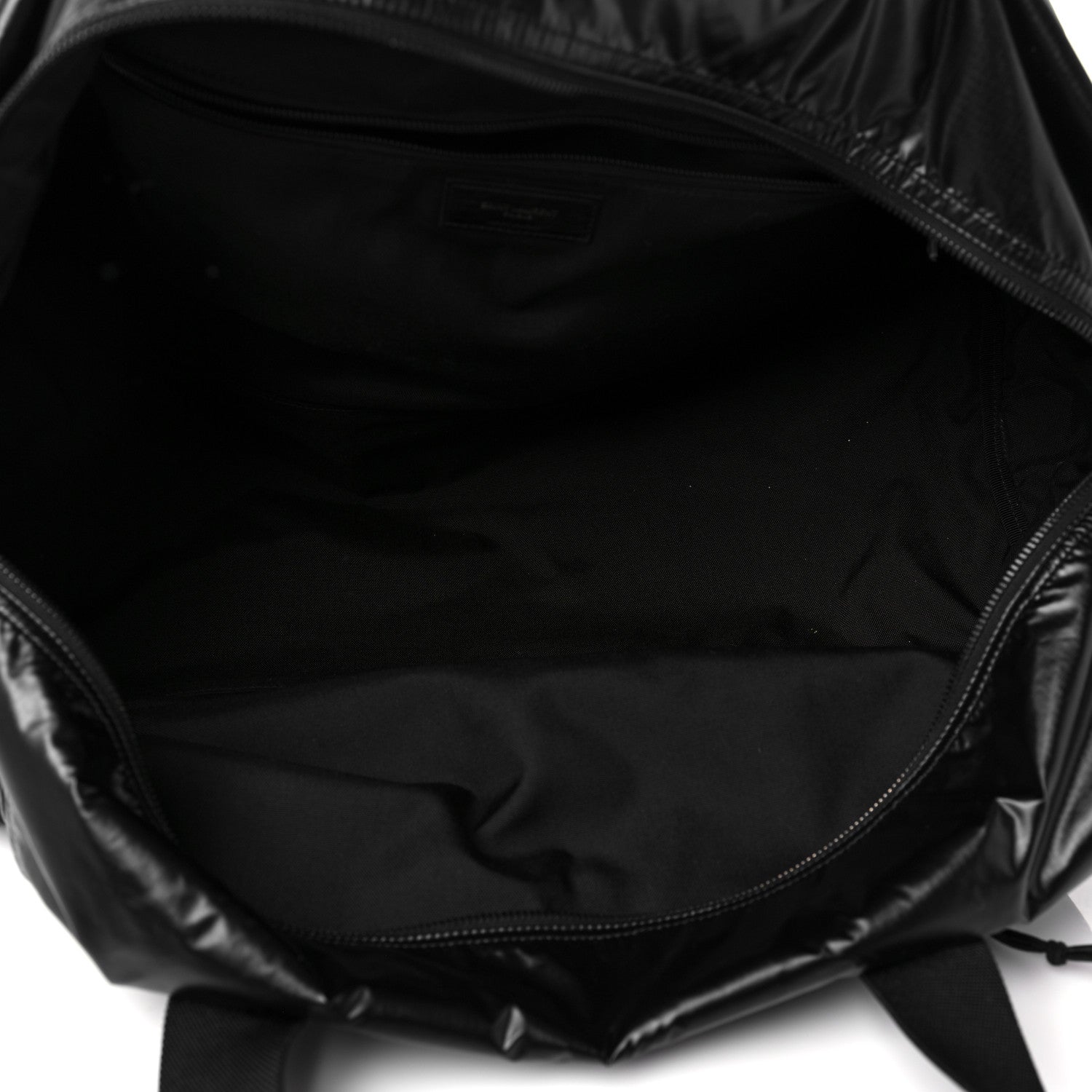 Saint Laurent Nylon Nuxx Ripstop Duffle Black White 4 of 9