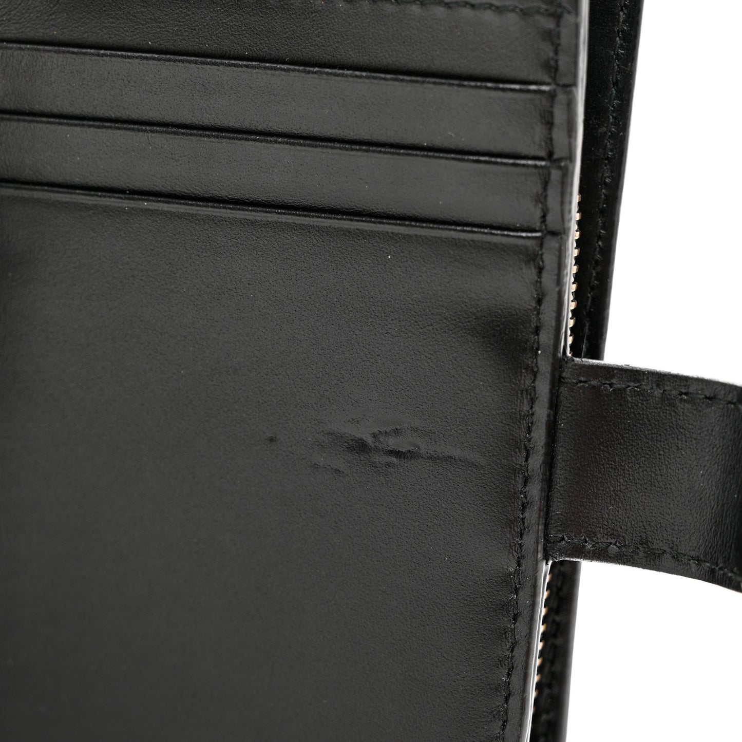 Lambskin Cannage Studded Lady Dior Compact Wallet Black