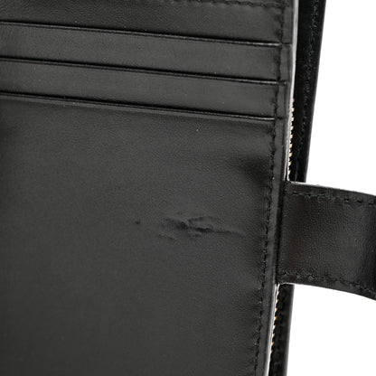 Christian Dior Lambskin Cannage Studded Lady Dior Compact Wallet Black 7 of 7