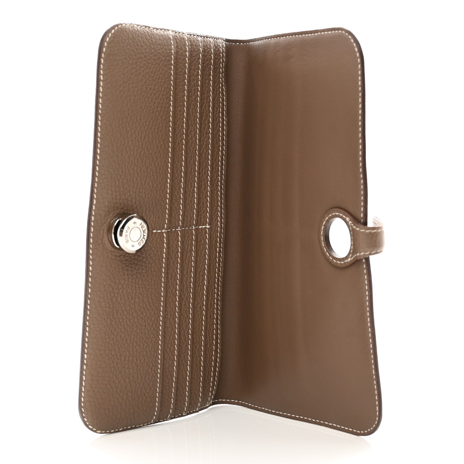 Hermes Togo Dogon Recto Verso Wallet Etoupe 5 of 7