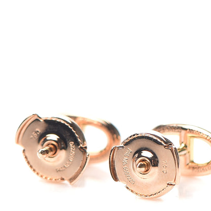 Hermes 18K Rose Gold TPM Farandole Stud Earrings 3 of 5