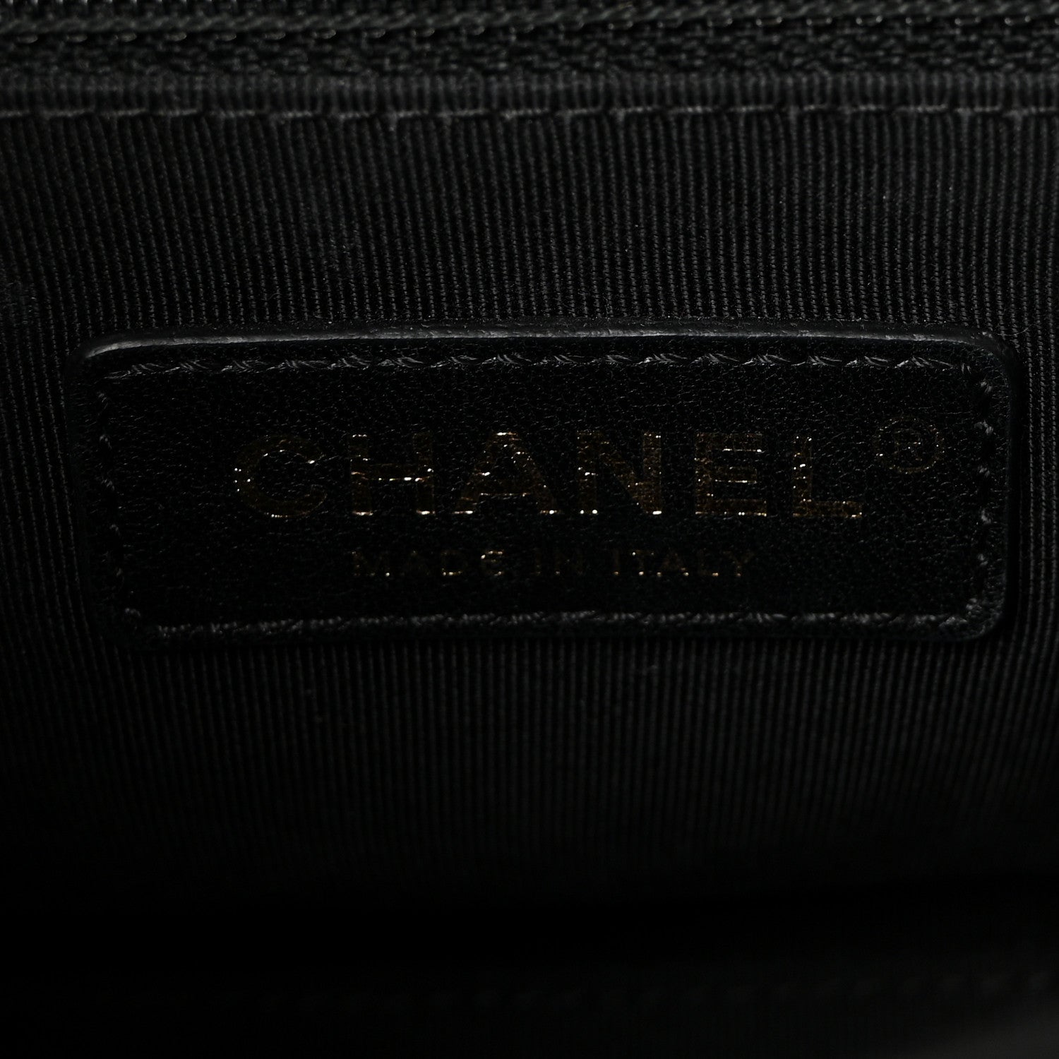 Chanel Sheepskin Chevron Stitched Chain Top Handle Flap Black 6 of 9