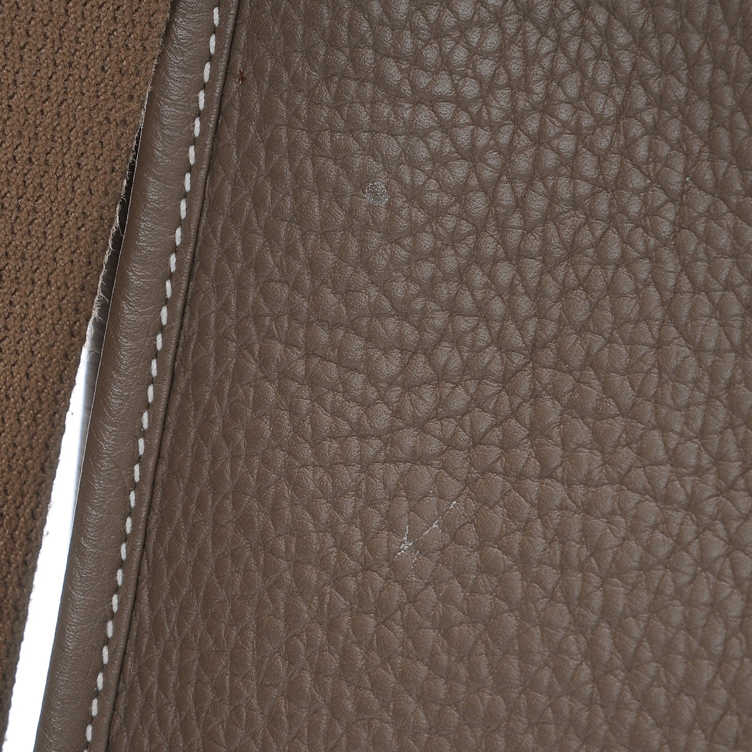 Hermes Taurillon Clemence Evelyne III GM Etoupe 8 of 8