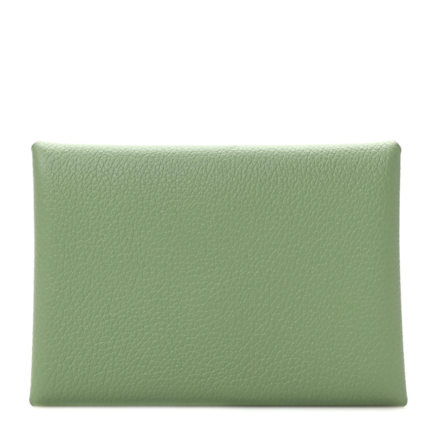 Hermes Chevre Mysore Calvi Duo Card Case Vert Criquet 1 of 7