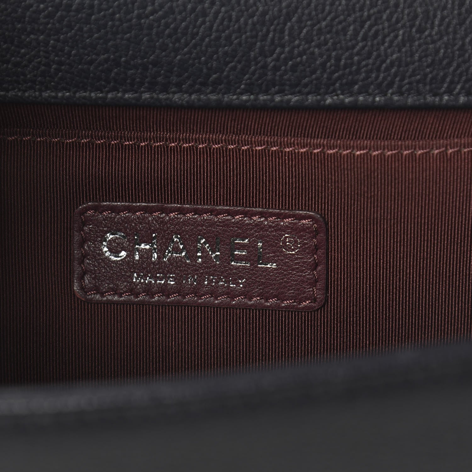 Chanel Goatskin Quilted Patent Medium Duo Boy Flap Dark Blue 5 of 8
