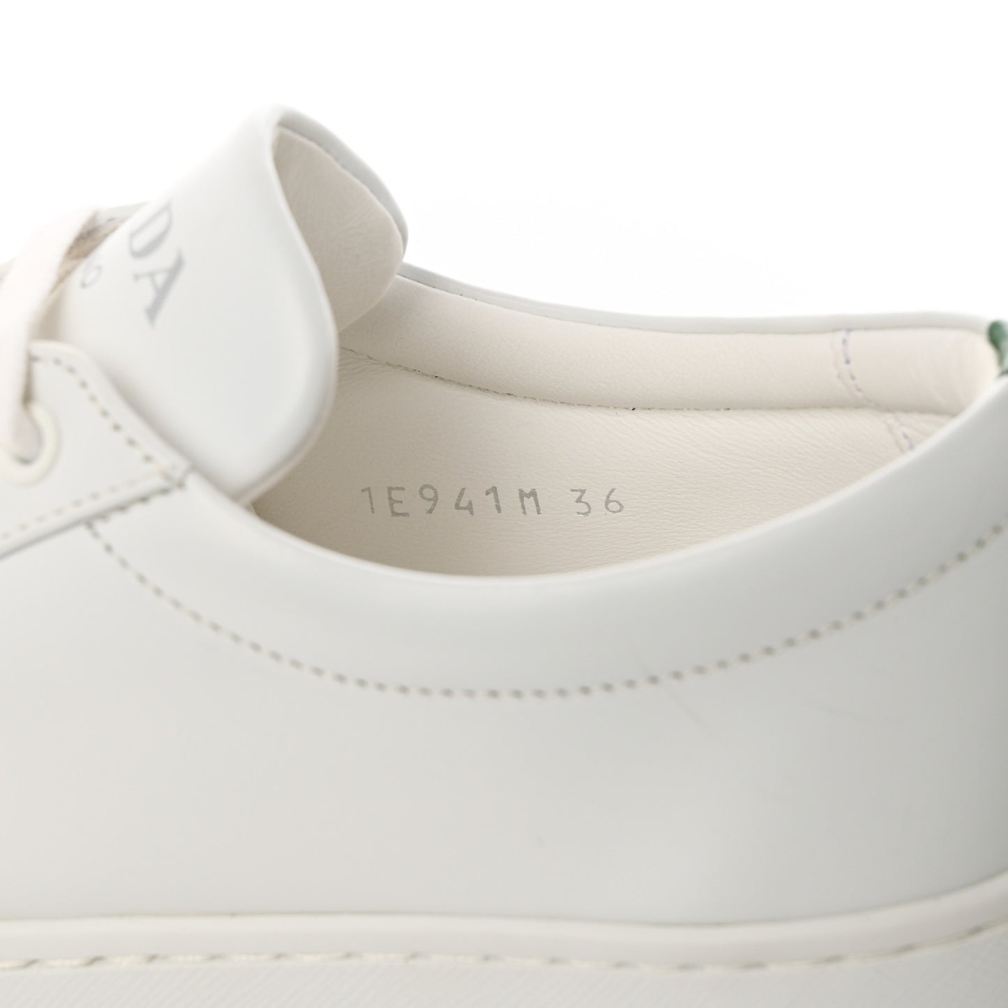 Spazzolato Rois Metal Triangle Logo 25mm Sneakers 36 White Mango