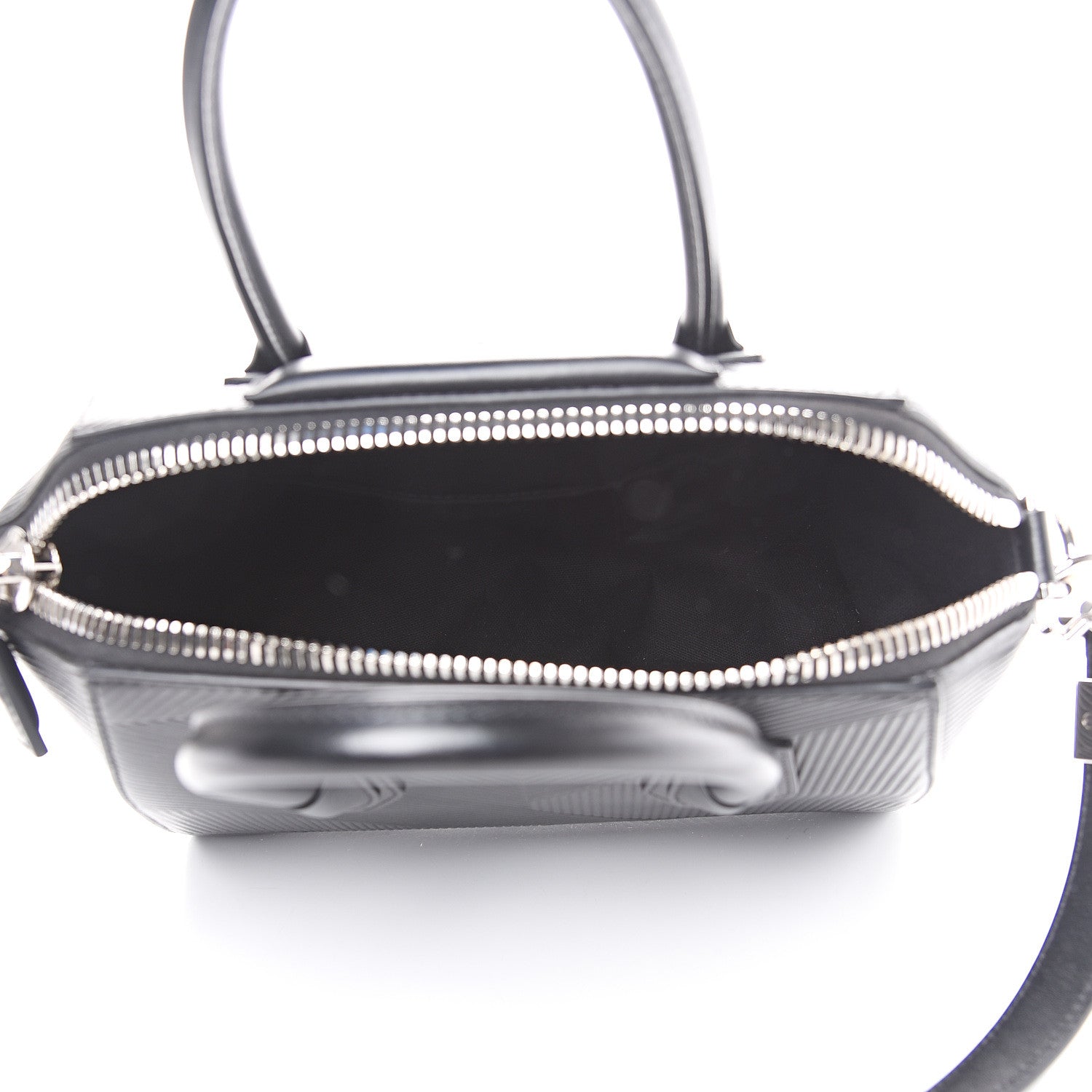 Givenchy Calfskin Geometric Embossed Small Antigona Black 4 of 10