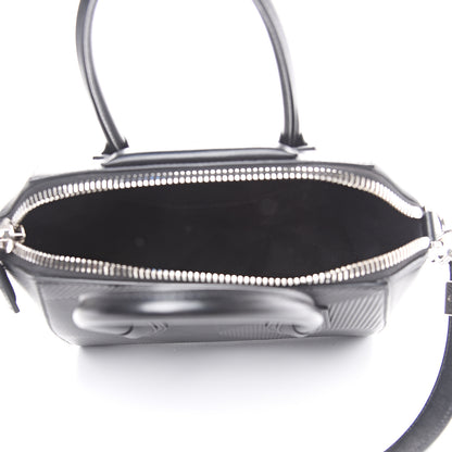 Givenchy Calfskin Geometric Embossed Small Antigona Black 4 of 10