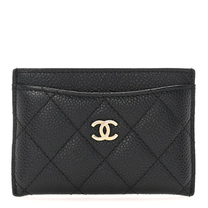 Chanel Caviar Quilted Card Holder Black 1 of 8