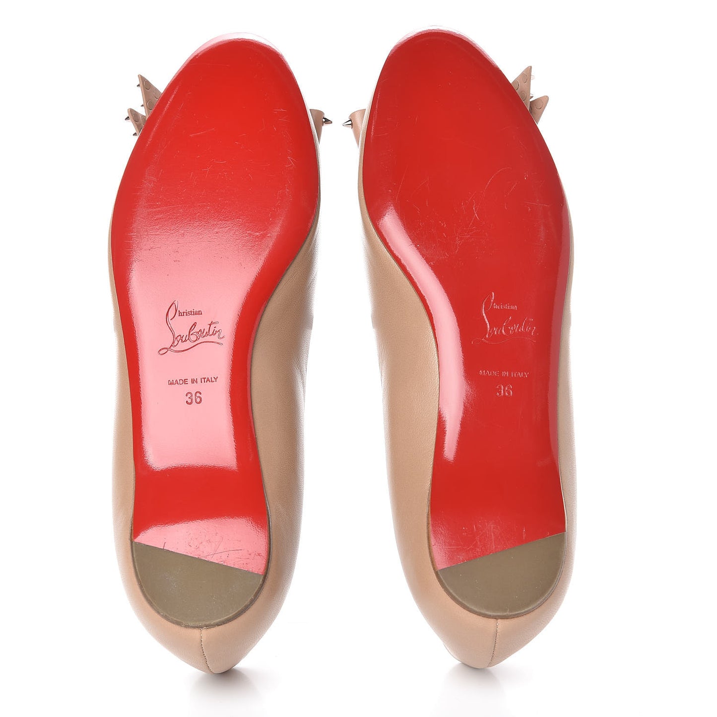 Nappa Ballalarina Flats 36 Nude
