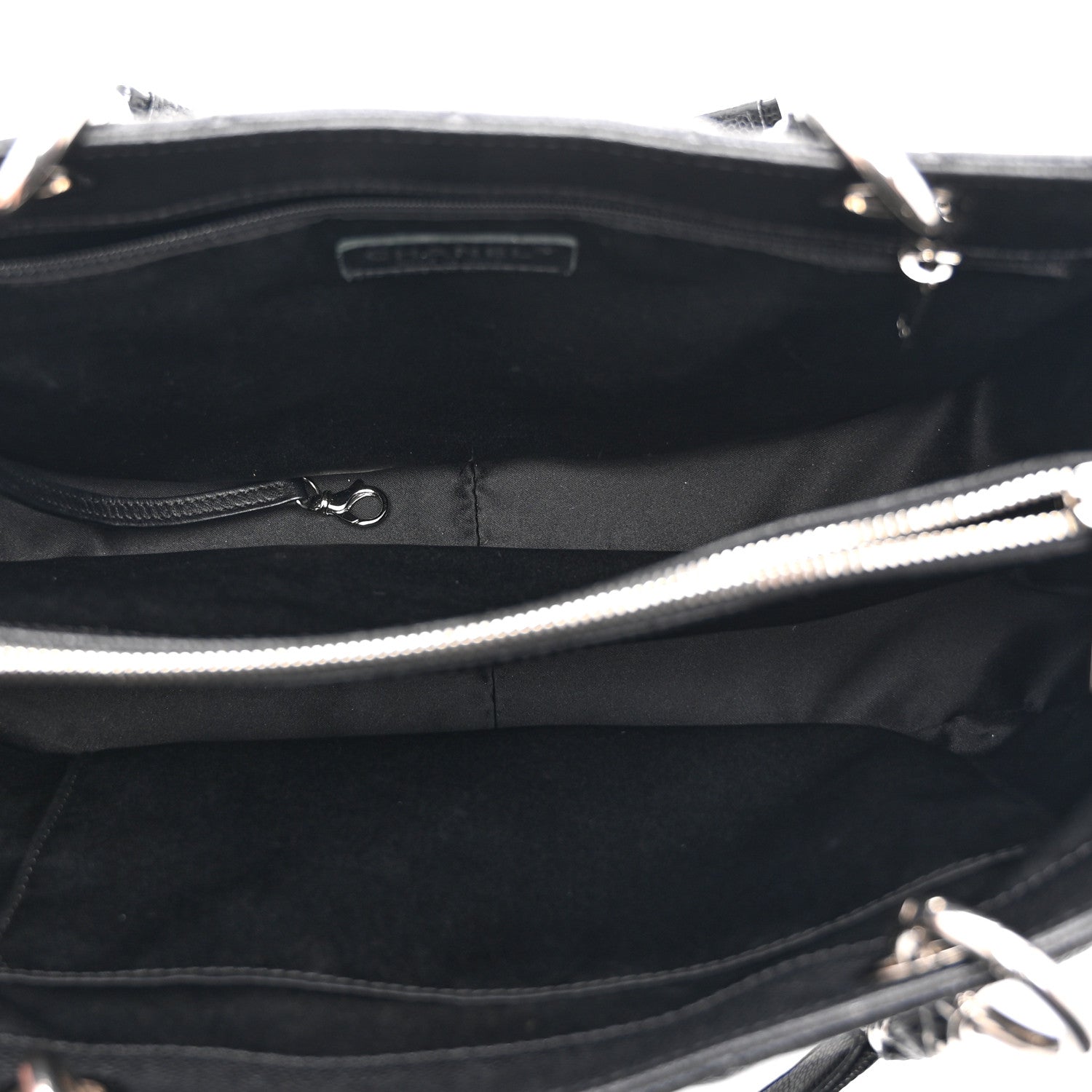 Chanel Caviar Quilted Grand Shopping Tote GST Black 5 of 10