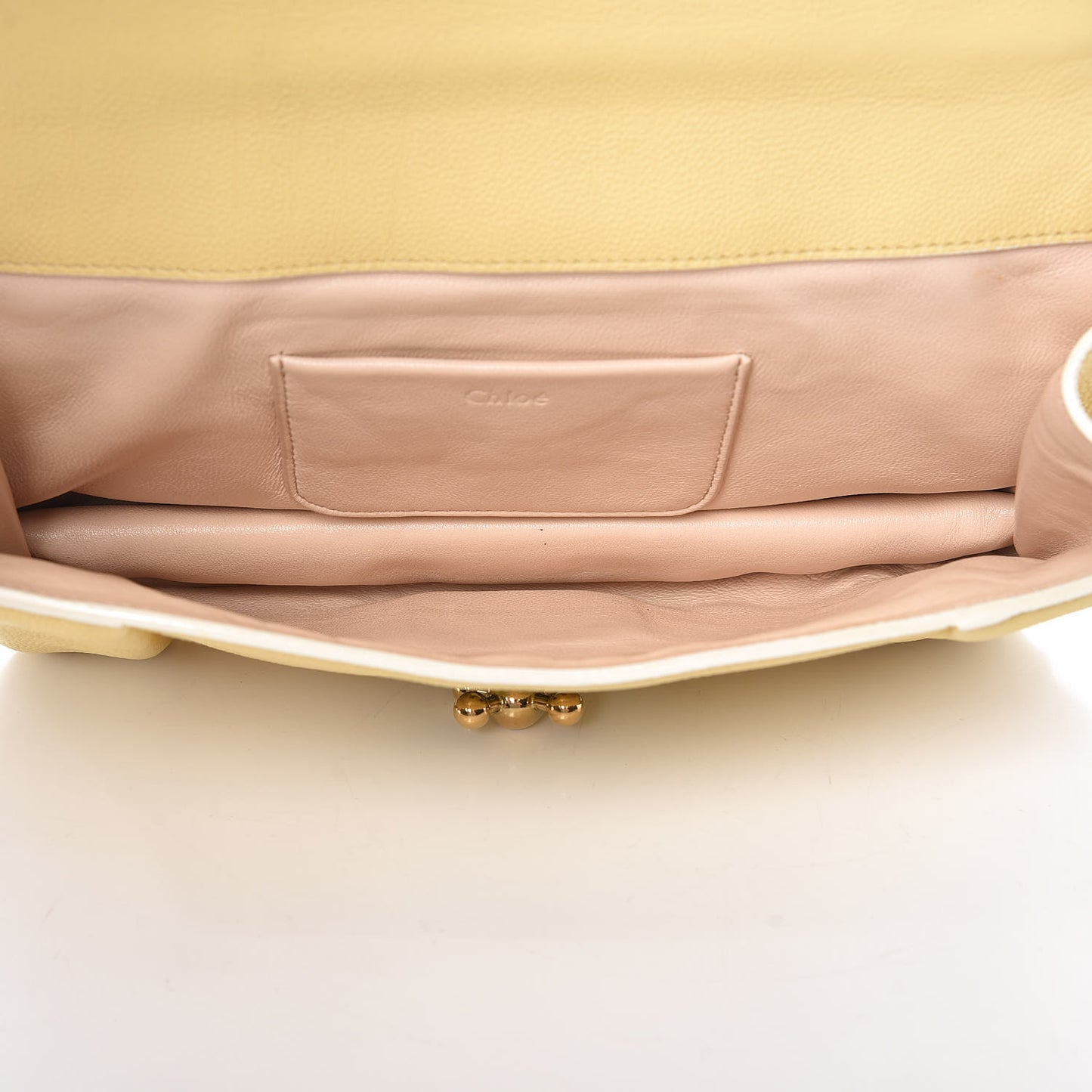 Goatskin Medium Elsie Shoulder Bag Sunlight