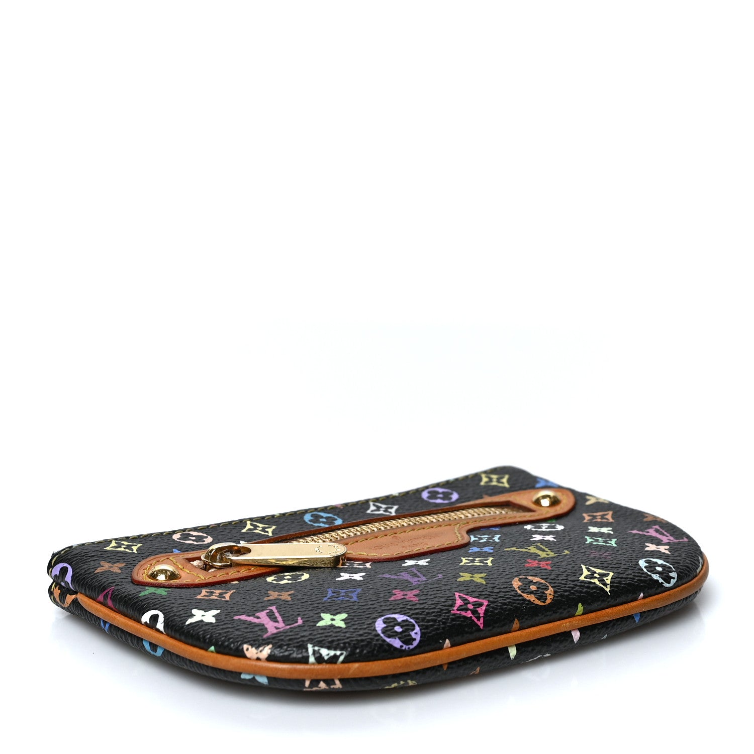 Louis Vuitton Monogram Multicolor Pochette Plate MM Black 4 of 6