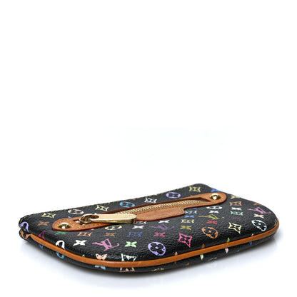 Louis Vuitton Monogram Multicolor Pochette Plate MM Black 4 of 6