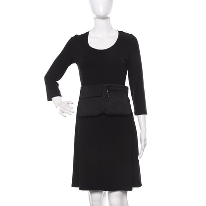 Gucci GG Monogram Double Pocket Belt Bag Black 2 of 13