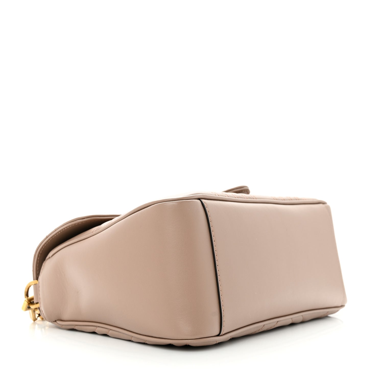 Calfskin Matelasse Small GG Marmont Top Handle Shoulder Bag Porcelain Rose